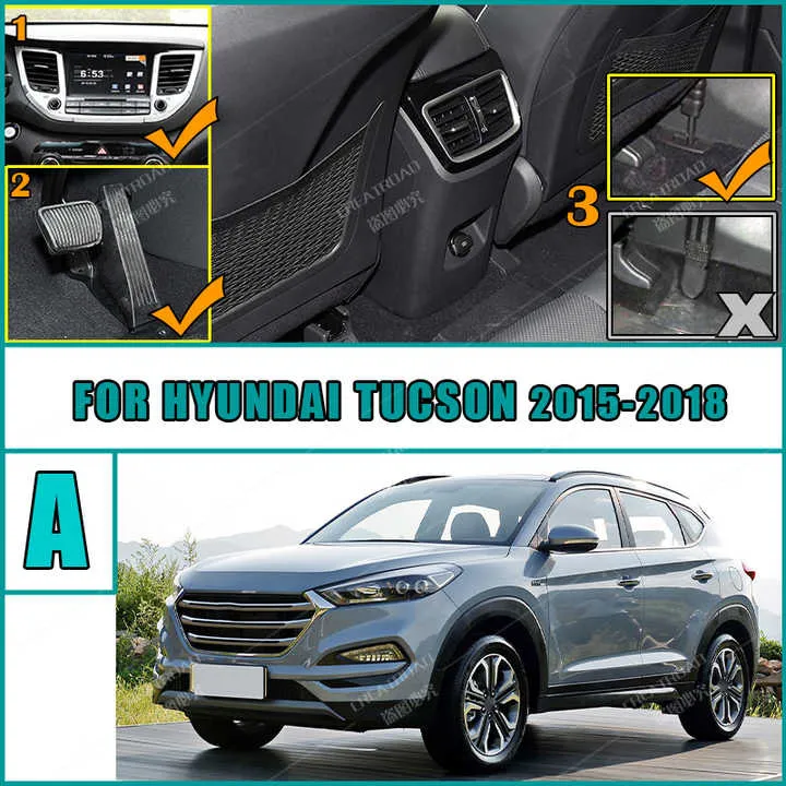 حصير سيارة من الإكسسوارات الداخلية, لأرضية السيارة من Hyundai Tucson 2015 2016 2017 2018 بطانات قابلة للطي Car Floor Mats Interior Accessories for Hyundai Tucson 2015 2016 2017 2018 Custom Foot Pads for Cars