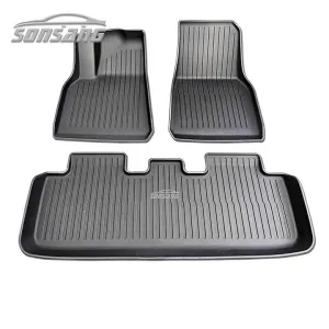 سجادات سيارة سونسانج جوانجزو من مصنع TPE سجادات أرضية سيارة لسيارة تسلا موديل Y 5d Sunsang Guangzhou Car Mats Factory TPE Car Floor Mats for Tesla Model Y 5d