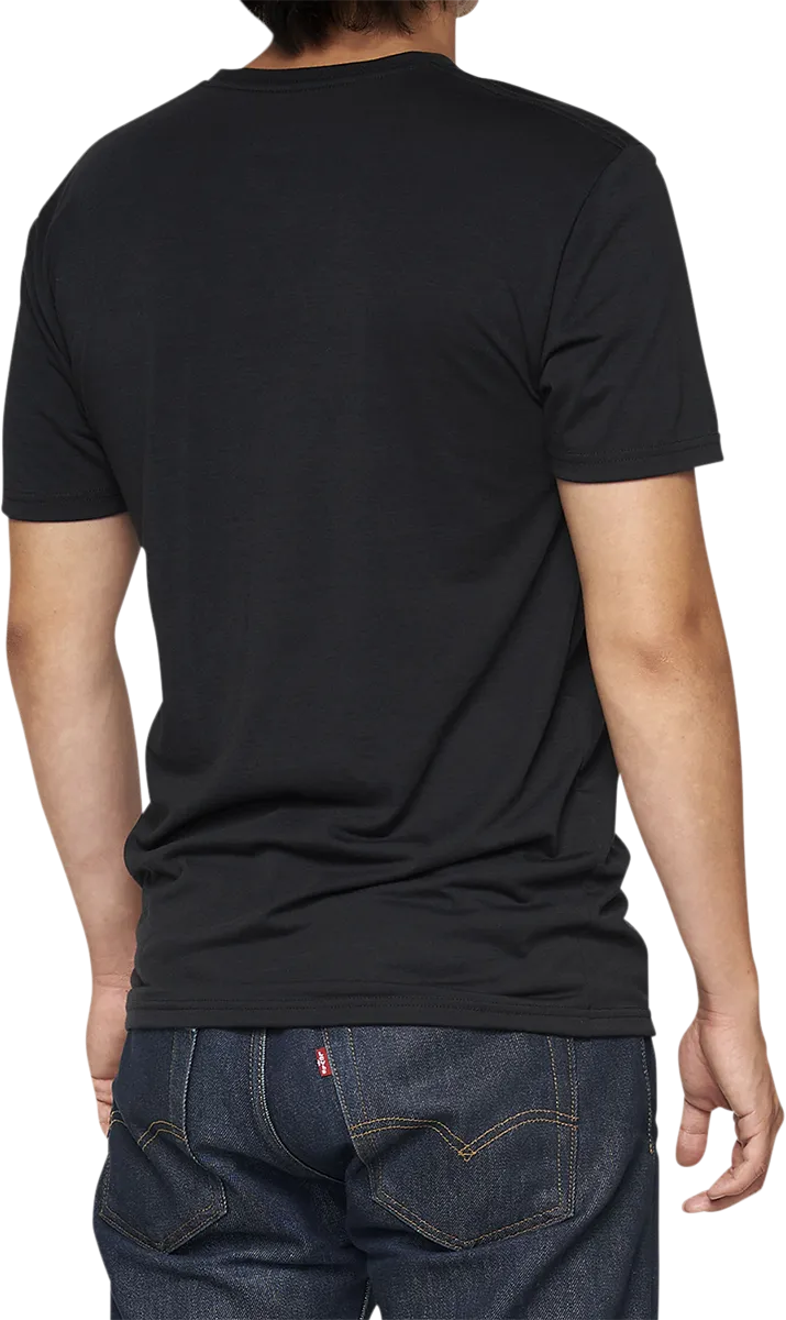 100% Tech Speed T-Shirt - Black - Medium 35030-001-11
