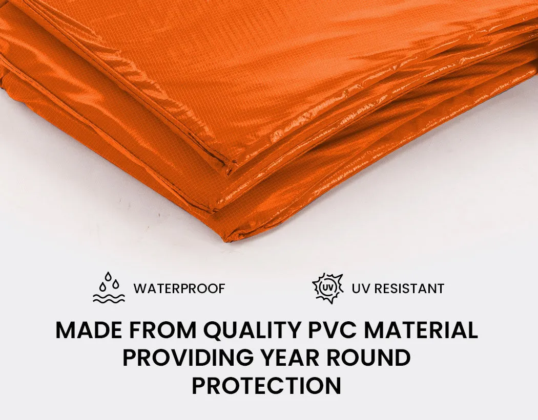 12ft Trampoline Safety Pad Replacement in Orange for Round Spring Cover