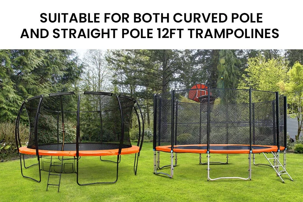 12ft Trampoline Safety Pad Replacement in Orange for Round Spring Cover