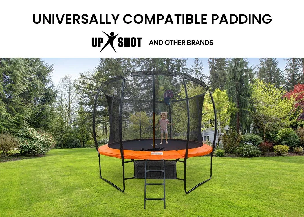 12ft Trampoline Safety Pad Replacement in Orange for Round Spring Cover