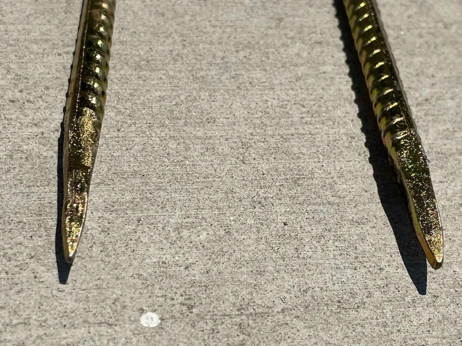 16" J Hook Rebar Stakes - Galvanized Steel - 5/16" Diameter