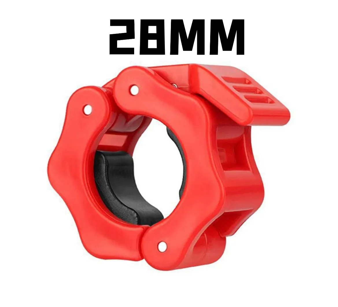 1PC 25mm-30mm Spinlock Collars Barbell Collar Lock Dumbell Clips Clamp Weight Lifting Bar Gym Dumbbell Fitness Body Building