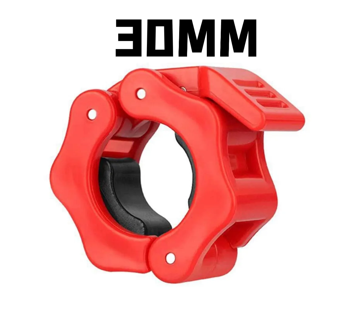 1PC 25mm-30mm Spinlock Collars Barbell Collar Lock Dumbell Clips Clamp Weight Lifting Bar Gym Dumbbell Fitness Body Building