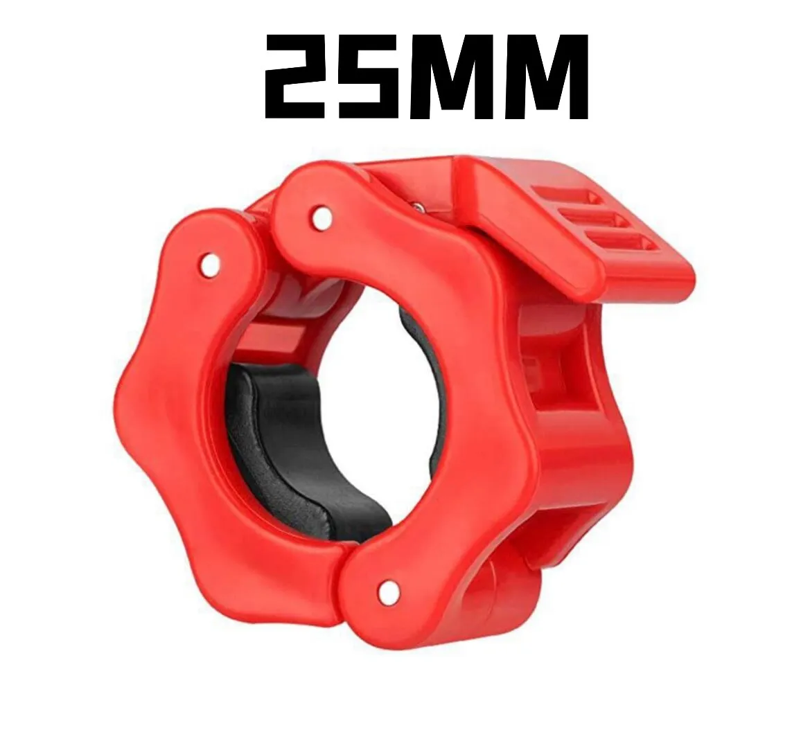1PC 25mm-30mm Spinlock Collars Barbell Collar Lock Dumbell Clips Clamp Weight Lifting Bar Gym Dumbbell Fitness Body Building