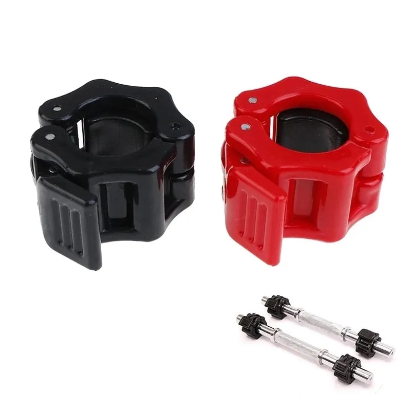 1PC 25mm-30mm Spinlock Collars Barbell Collar Lock Dumbell Clips Clamp Weight Lifting Bar Gym Dumbbell Fitness Body Building