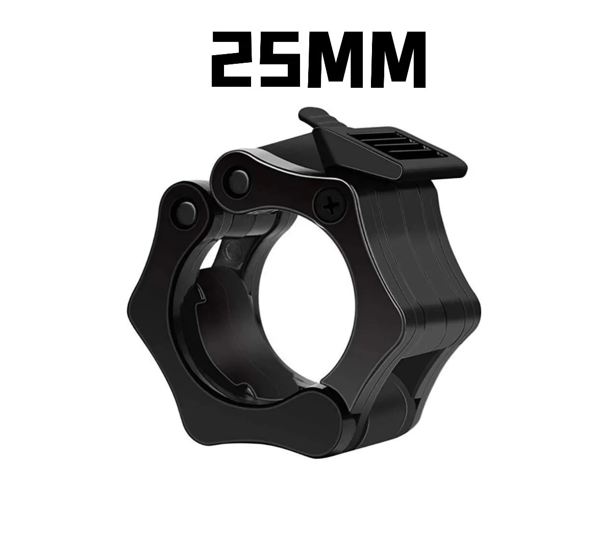 1PC 25mm-30mm Spinlock Collars Barbell Collar Lock Dumbell Clips Clamp Weight Lifting Bar Gym Dumbbell Fitness Body Building