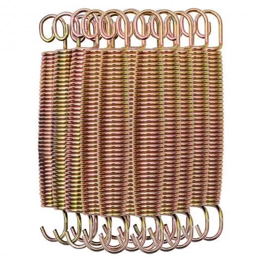 20 pcs 7" Heavy-Duty Galvanized Steel Trampoline Springs Replacement Kit