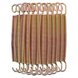 20 pcs 7" Heavy-Duty Galvanized Steel Trampoline Springs Replacement Kit