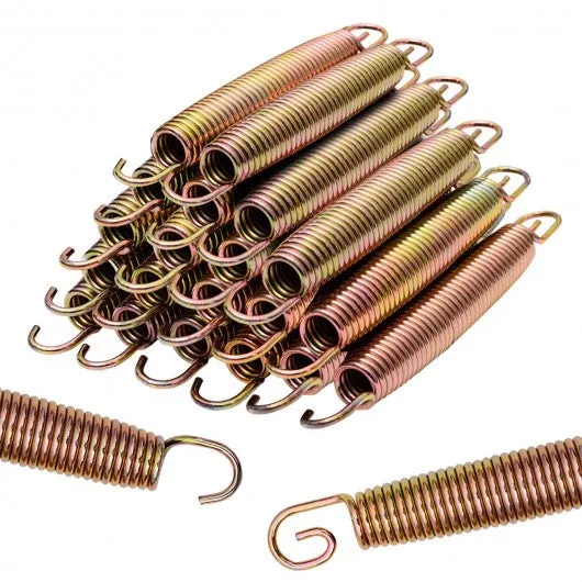 20 pcs 7" Heavy-Duty Galvanized Steel Trampoline Springs Replacement Kit