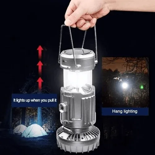 2025 Hot salePortable LED camping lantern with fan