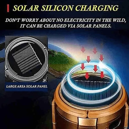 2025 Hot salePortable LED camping lantern with fan