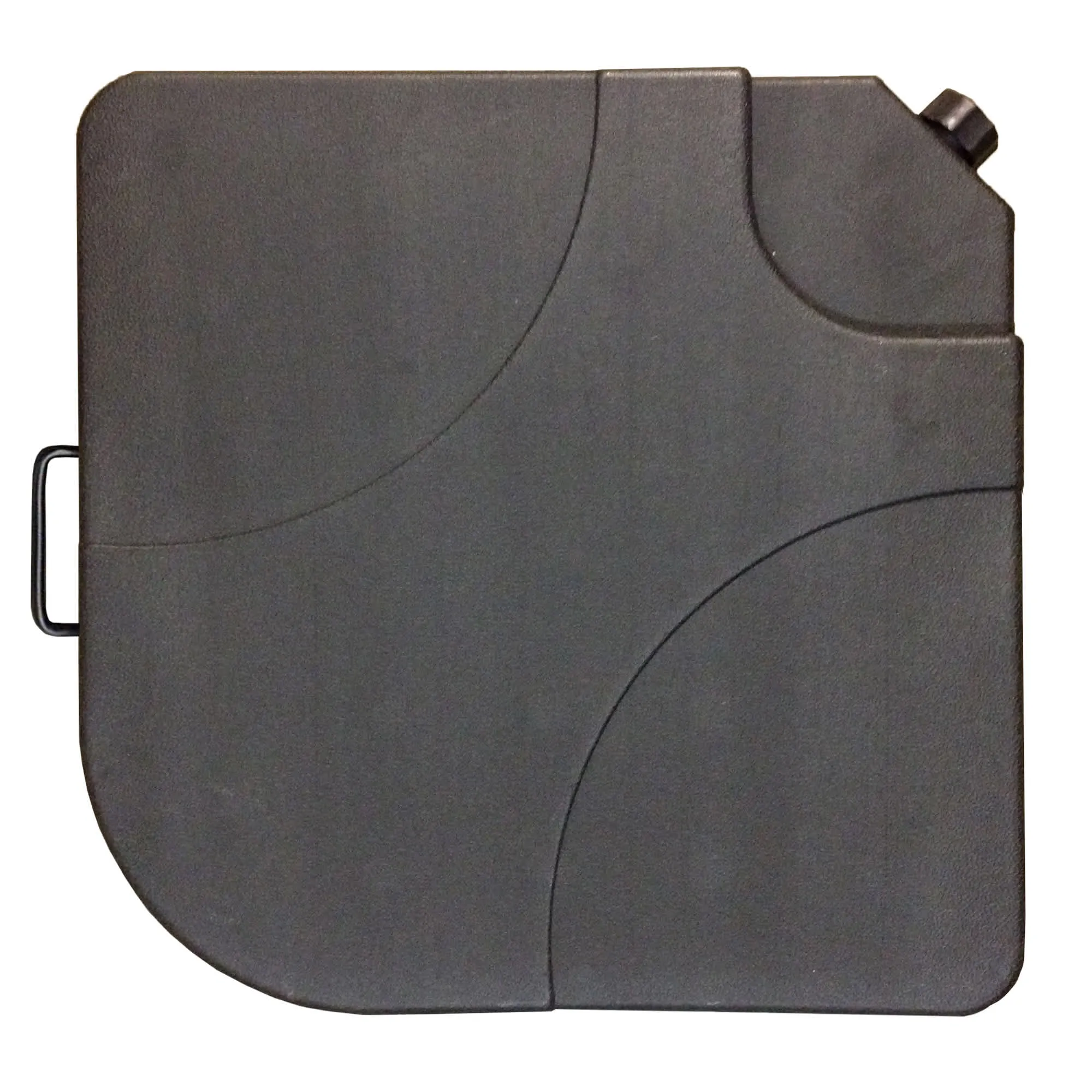 (4) 35-lb Resin Umbrella Base Weights in Black