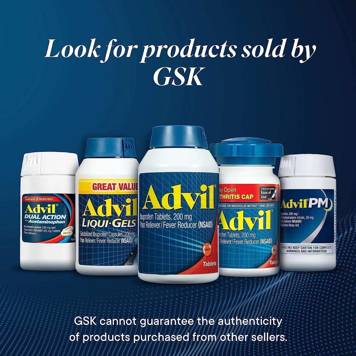 Advil Pain Reliever/Fever Reducer Ibuprofen Tablets - 6 Ct X 6 Packs
