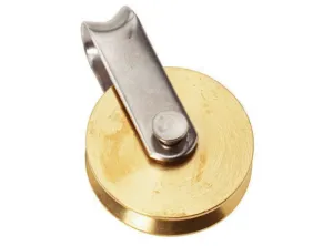 Barton Brass Sheave Wire Blocks