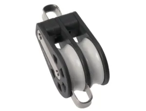 Barton Double Fixed Eye Block & Becket Size 3 - 45mm Sheave