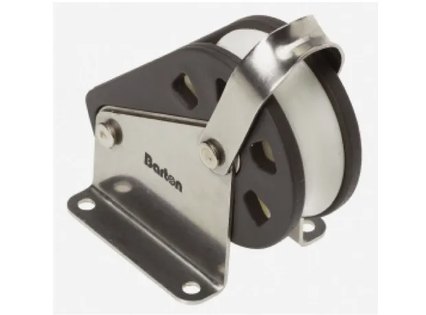 Barton Single Upright Block with Fairlead Size 3 - 45mm Sheave