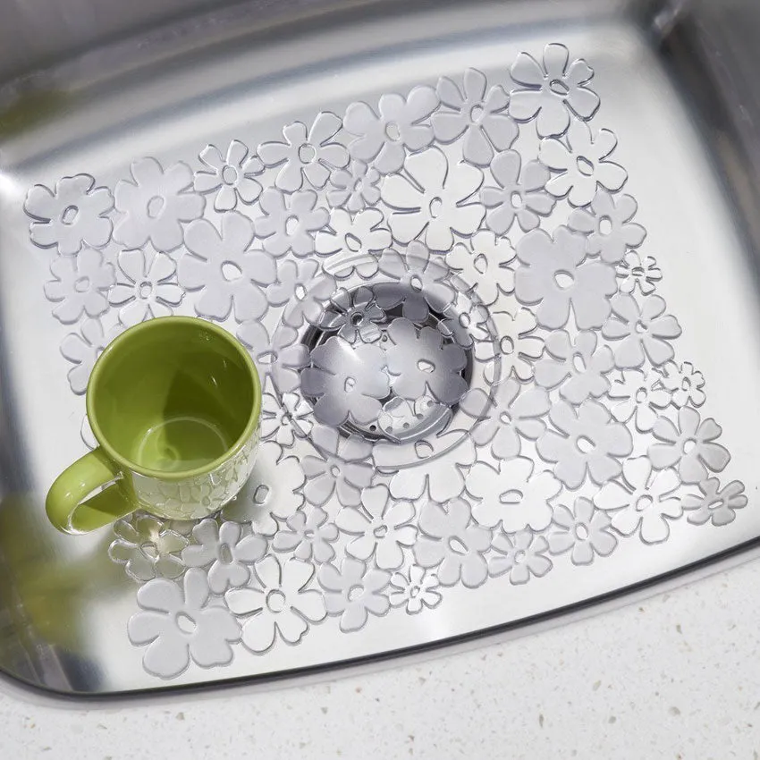 Blumz Flower Sink Mat - Clear