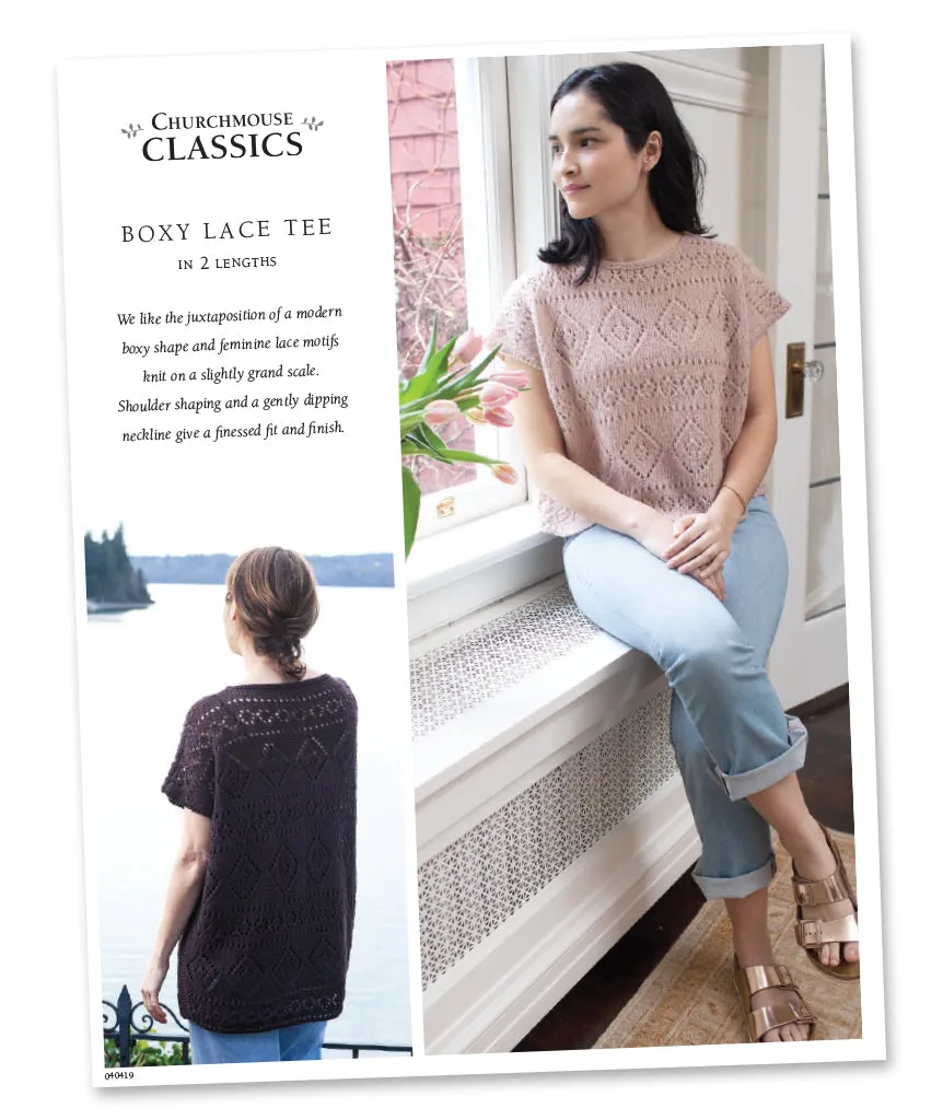 Boxy Lace Tee Pattern