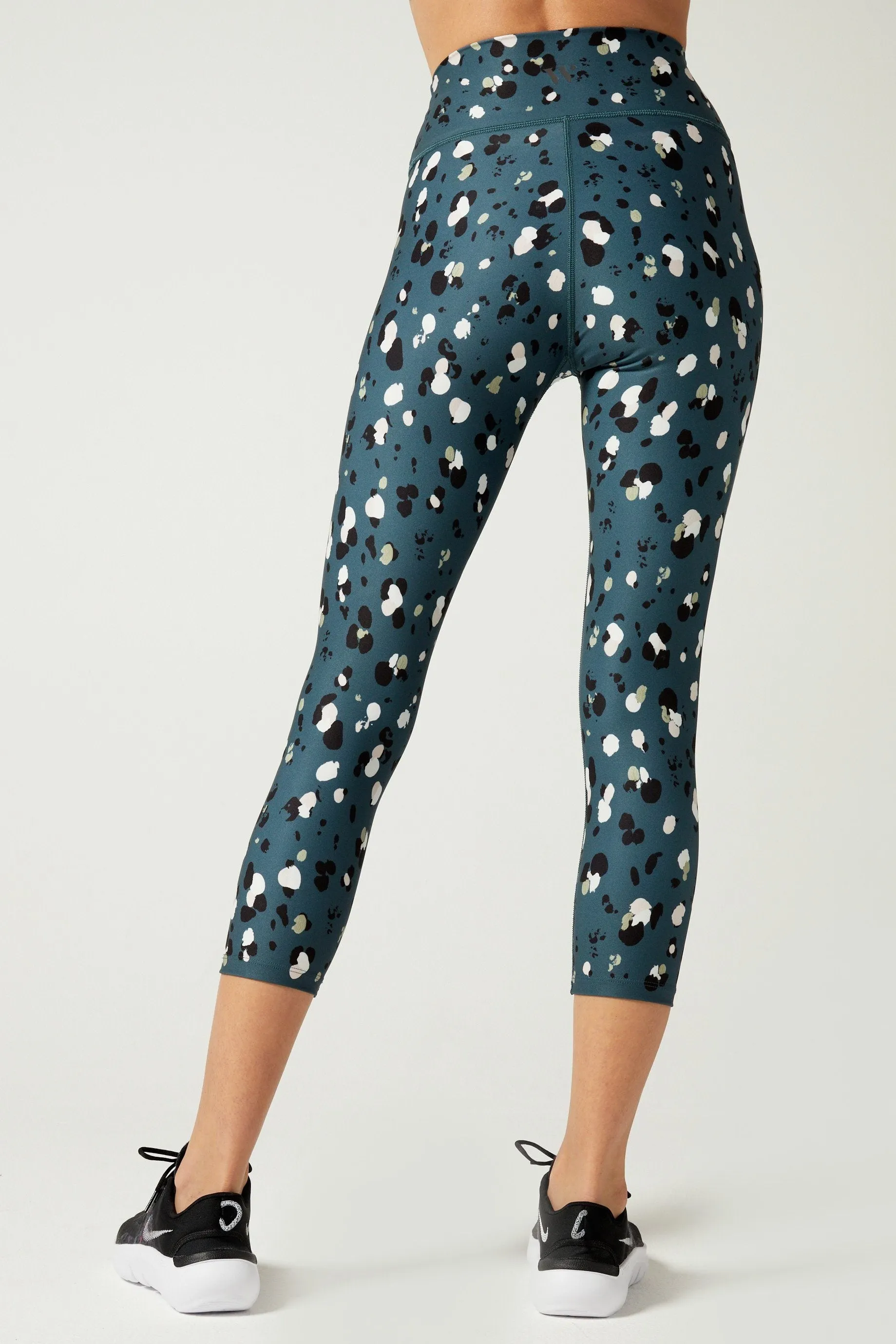 Camila Cropped Front Pocket Legging Paint Spot Animal