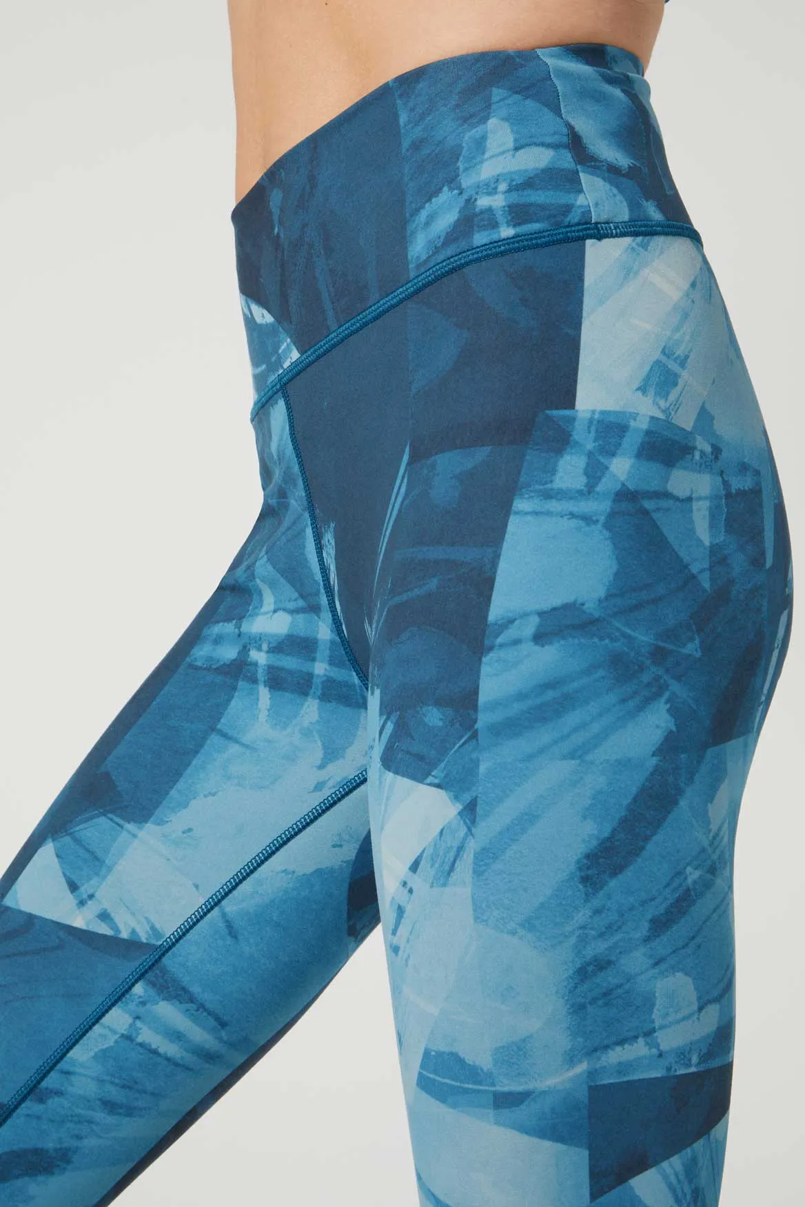 Camila Front Pocket Legging Deep Lake Fern