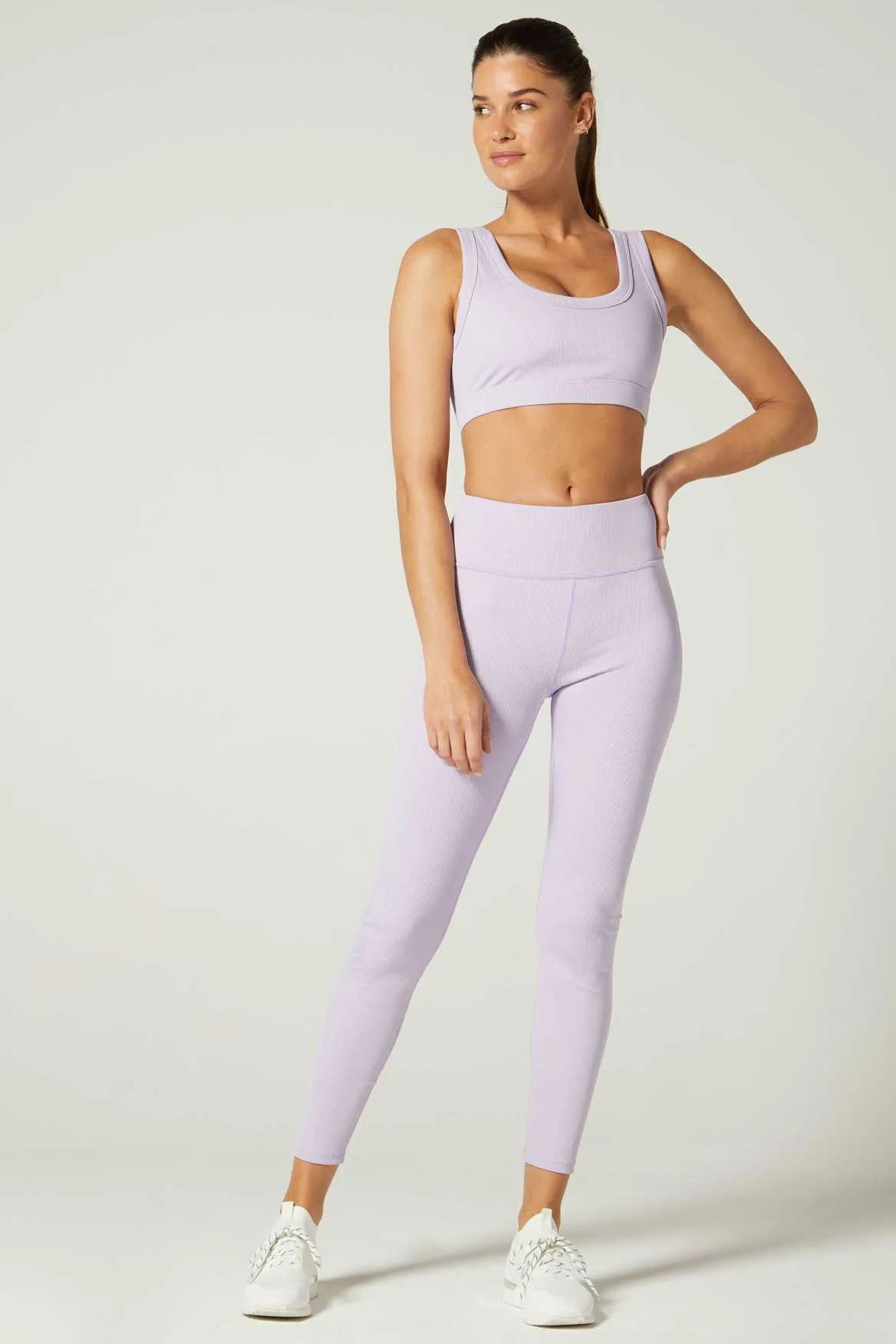 Camila Front Pocket Legging Lilac Heather