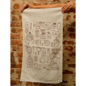 Camp Gear Tea Towel