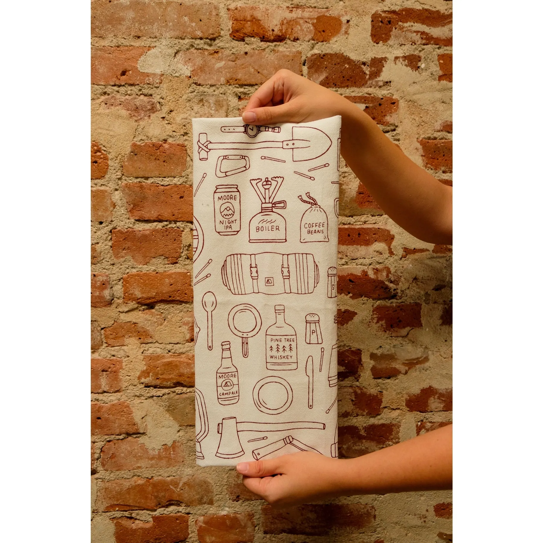 Camp Gear Tea Towel