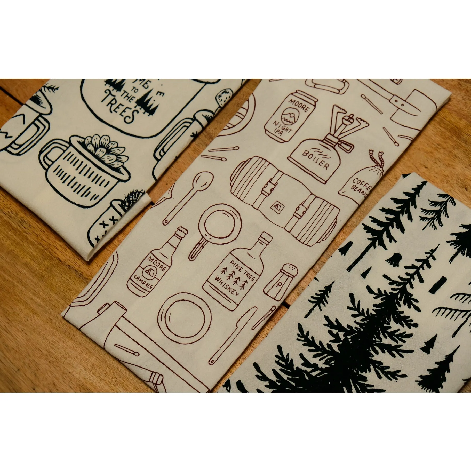 Camp Gear Tea Towel