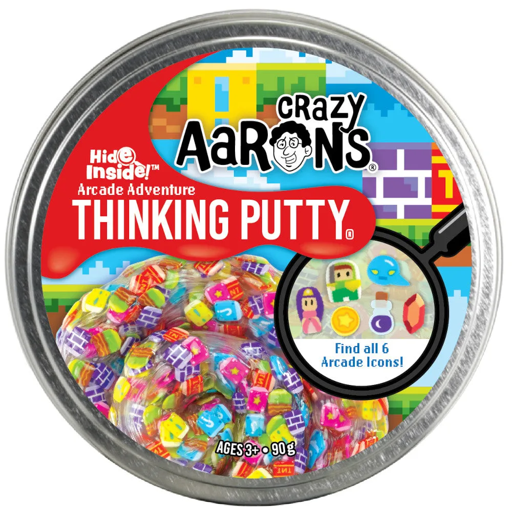 Crazy Aaron's Putty 4 Inch Hide Inside! Arcade Adventure