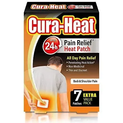 Cura-Heat Back and Shoulder Pain 7 Patches
