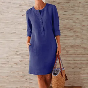 Fashion Ethnic Style Long Sleeve Dress
