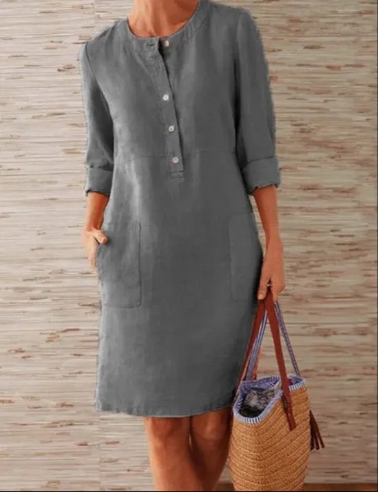 Fashion Ethnic Style Long Sleeve Dress
