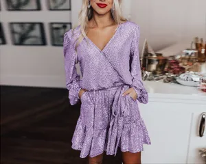 Fashion Loose Relaxed Lace Up Skort Dress