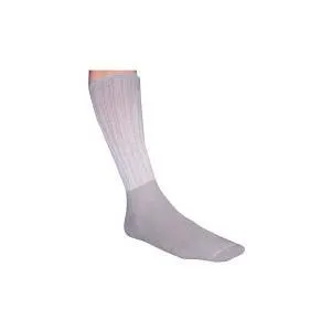 Holofiber Diabetic Med Crew Socks, Size 9 to 11, Anti-microbial