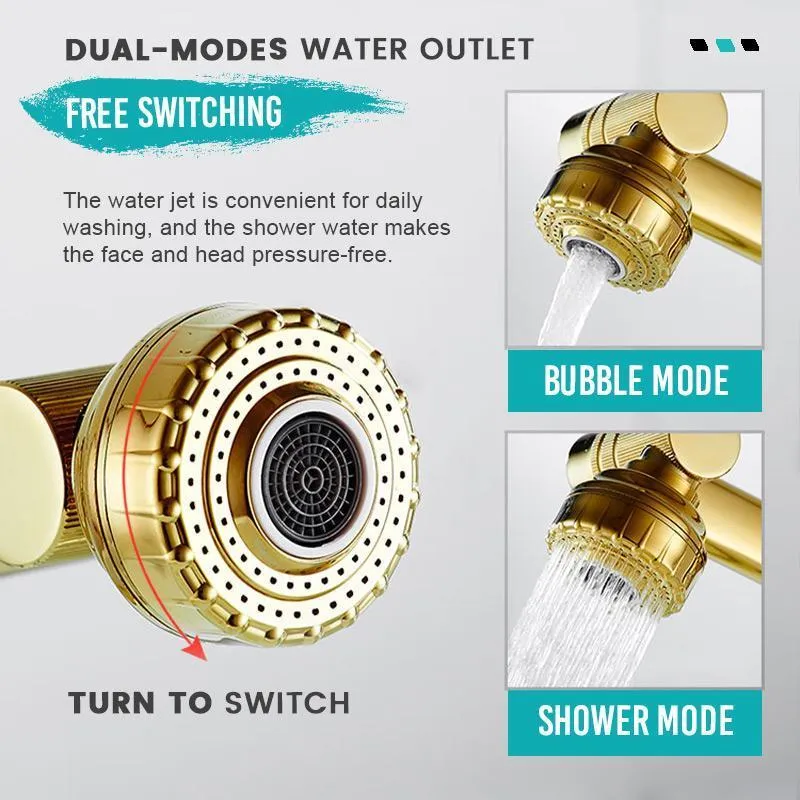HOT SALESingle Hole Hot And Cold Water Faucet Universal Swivel Basin Faucet