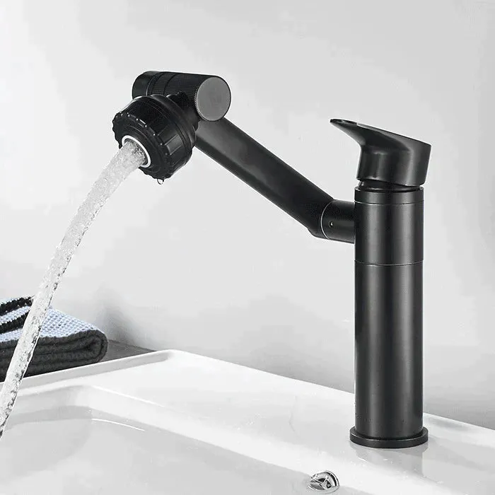 HOT SALESingle Hole Hot And Cold Water Faucet Universal Swivel Basin Faucet