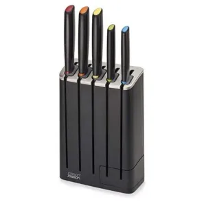 Joseph Joseph  Elevate Knives 5-piece SlimBlock Knife Set-Multicolour
