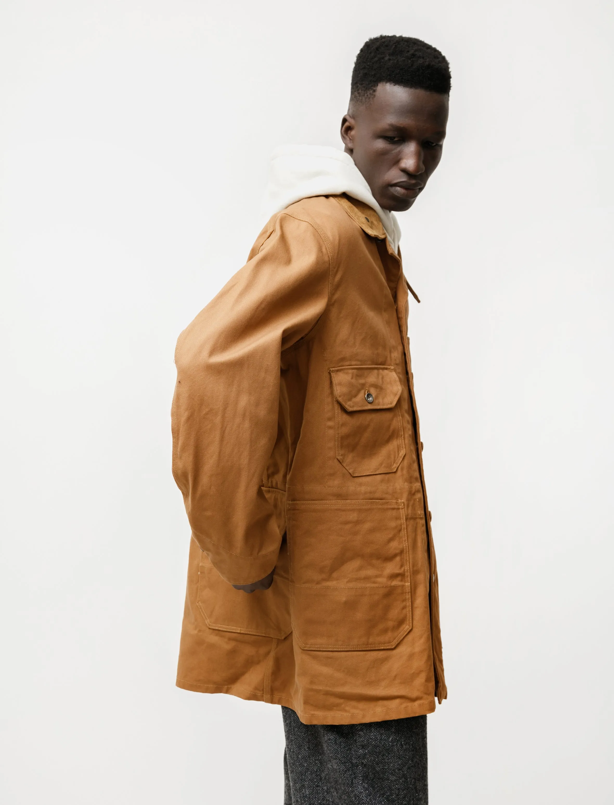 Long Logger Jacket 12oz Duck Canvas Brown