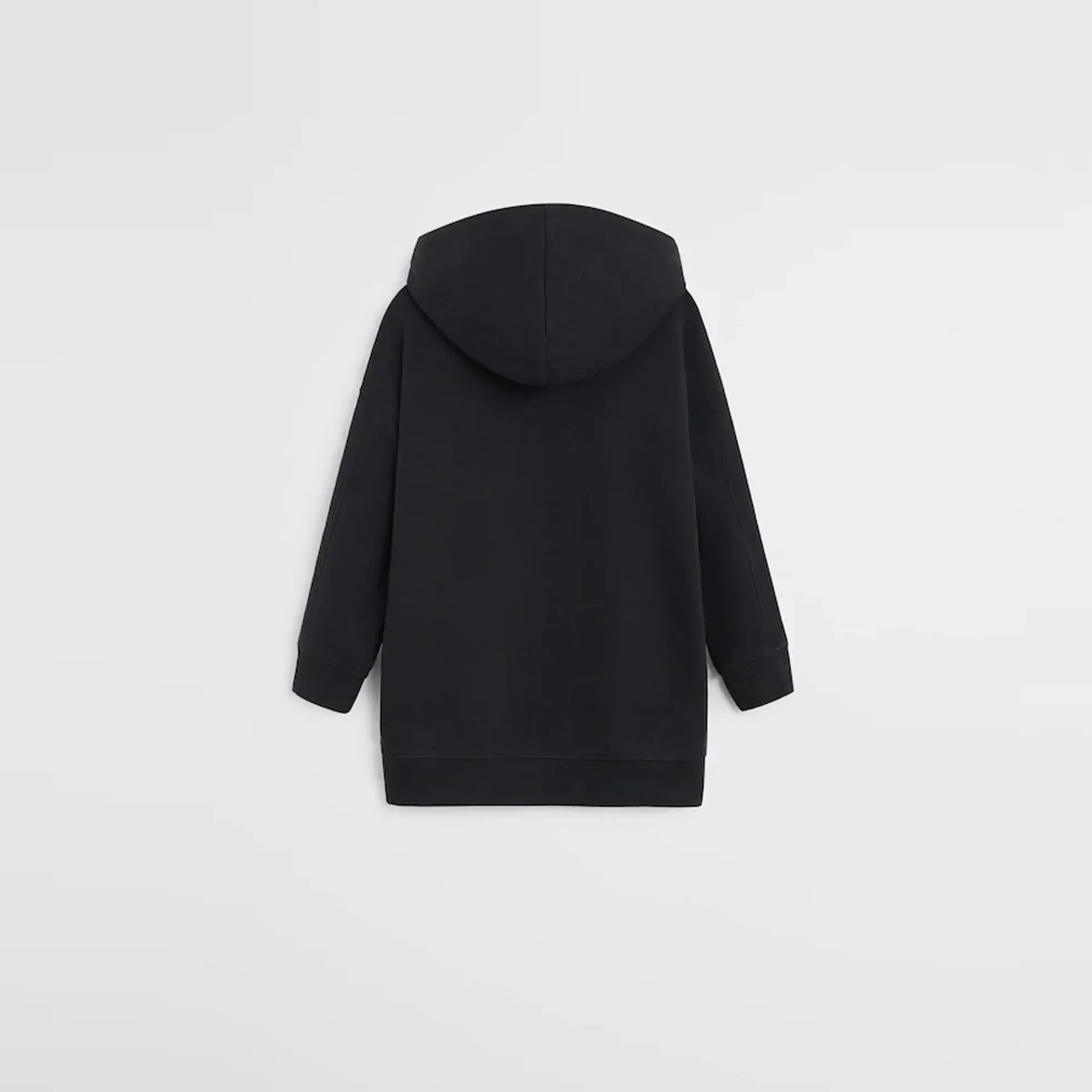 M.A.N.G.O - Kids 'Black' Organic cotton kangaroo sweatTerry Hoodie MG1105