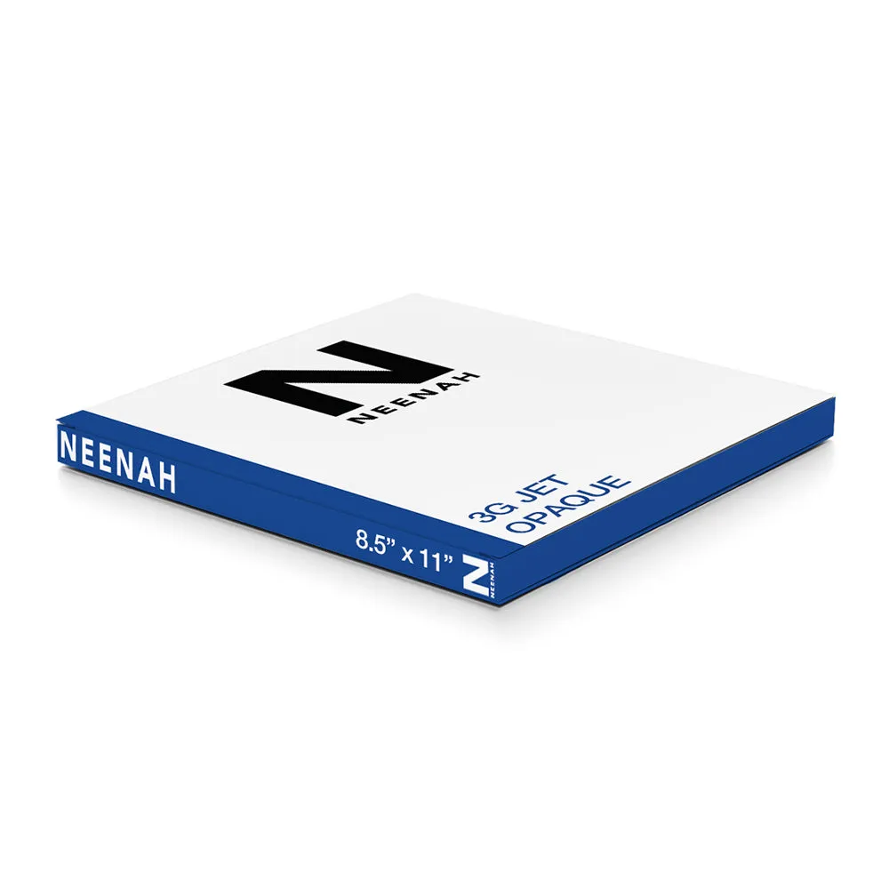 Neenah 3G Jet Opaque 8.5" x 11" - 50 Sheets