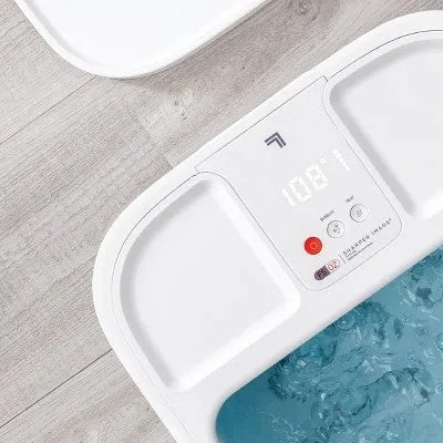 New - Sharper Image Massager Foot Bath Heating with LCD