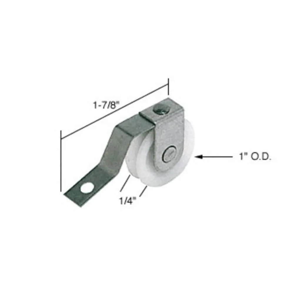 Patio Screen Door Spring Tension 1" Nylon Roller for Metal Industries