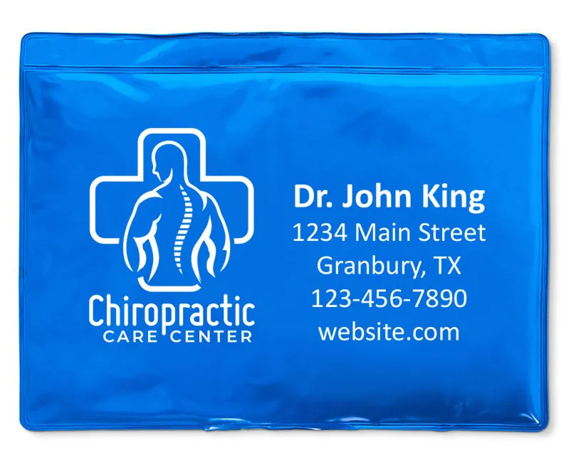 PERSONALIZED Reusable Vinyl Cold Pack, Standard - 11" x 14"