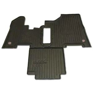 Peterbilt Black Floor Mats for 357, 377, 378, 379, 385 (MANUAL TRANS)