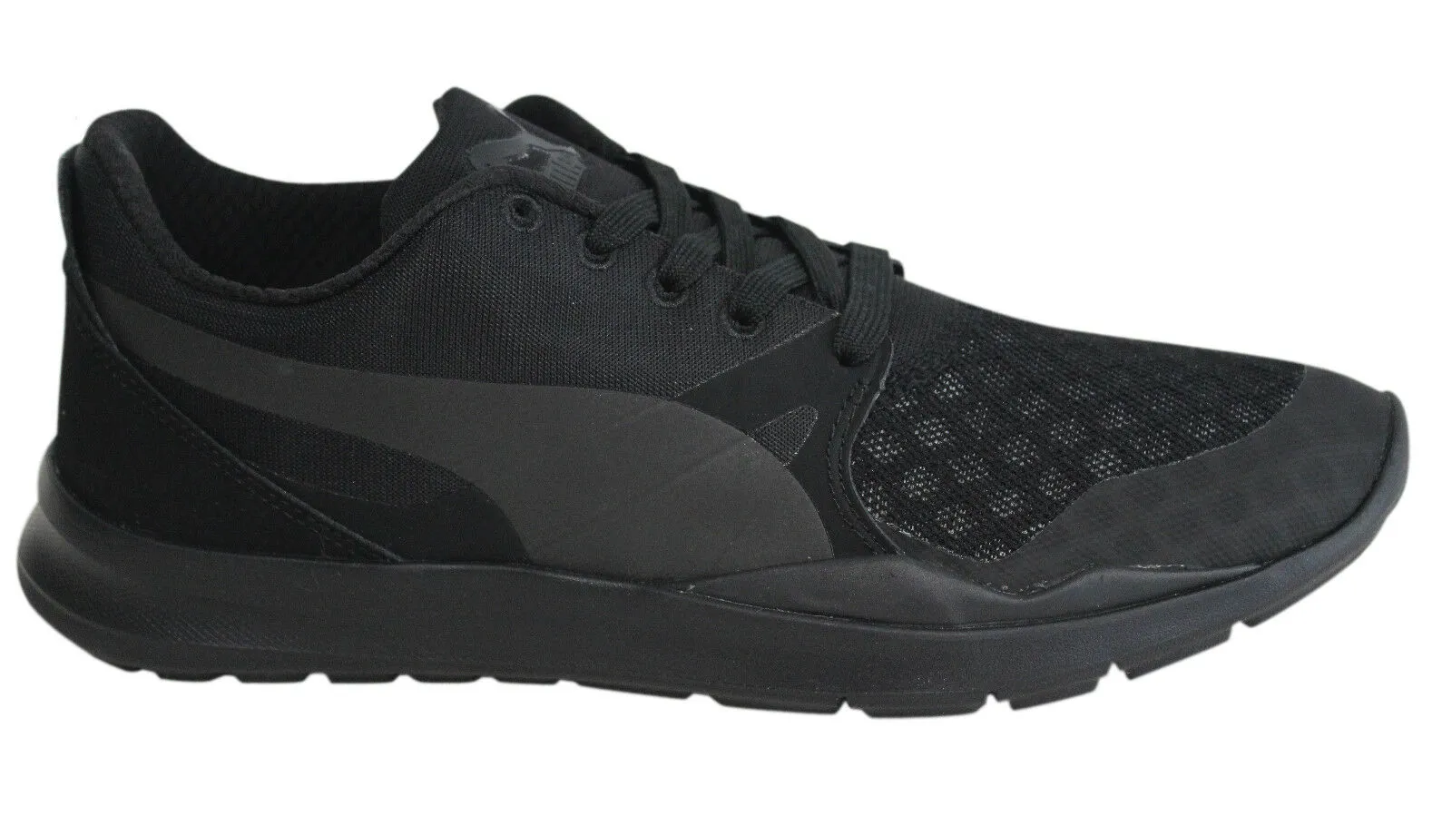 Puma Duplex Evo Mens Lace Up Black Synthetic Textile Trainers 361383 04 D39