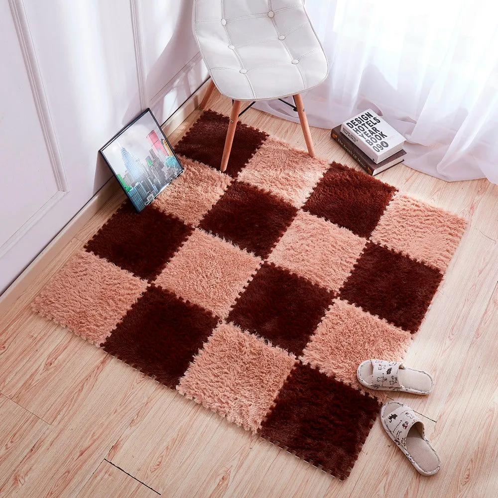 Ramadan new stitching velvet mat mat suede carpet puzzle foam mat eva bedroom full home floor mat baby crawling mat mat