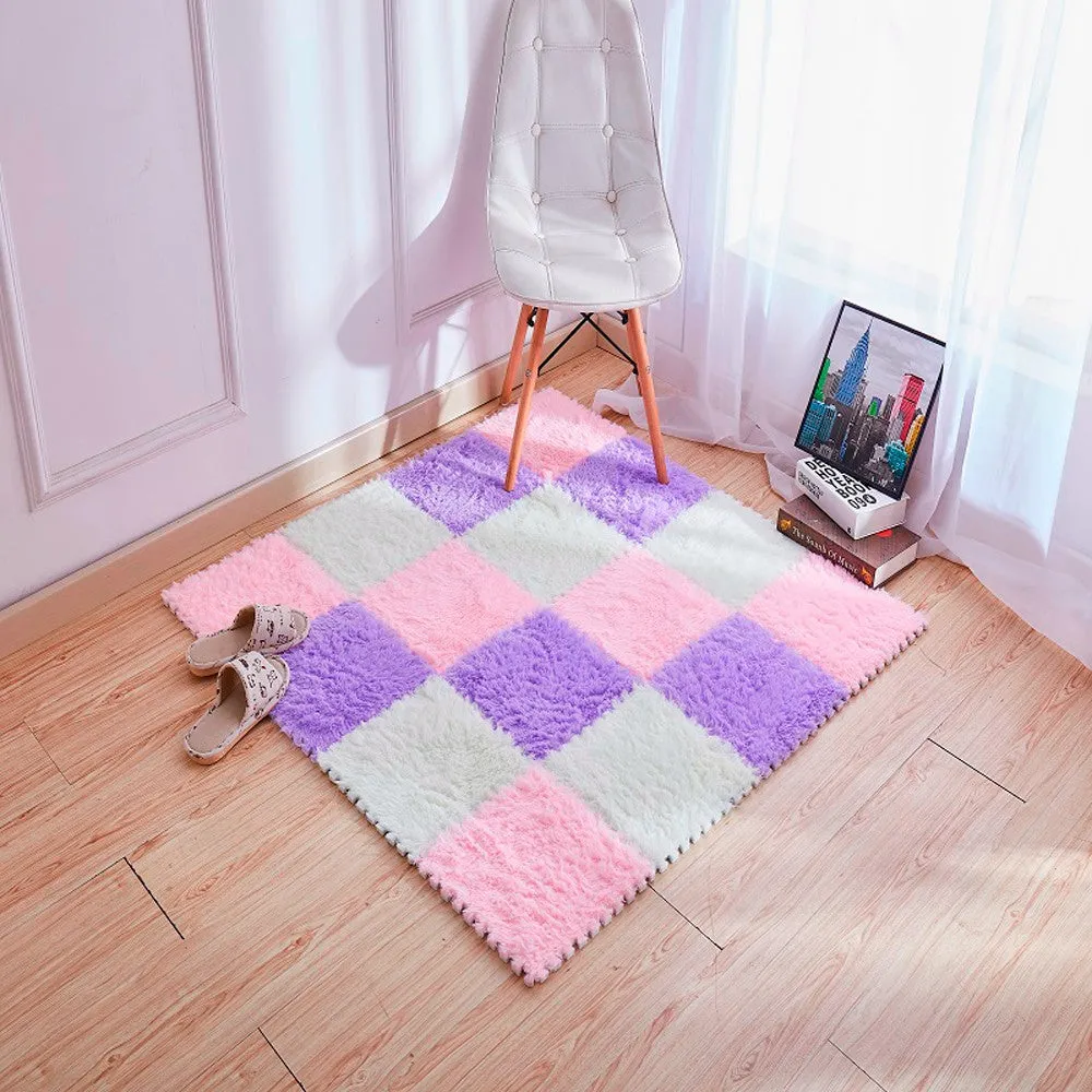 Ramadan new stitching velvet mat mat suede carpet puzzle foam mat eva bedroom full home floor mat baby crawling mat mat