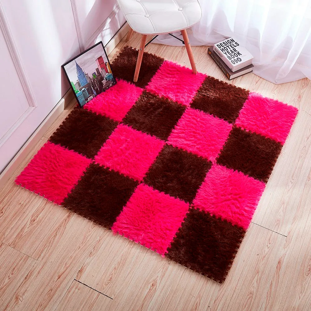 Ramadan new stitching velvet mat mat suede carpet puzzle foam mat eva bedroom full home floor mat baby crawling mat mat